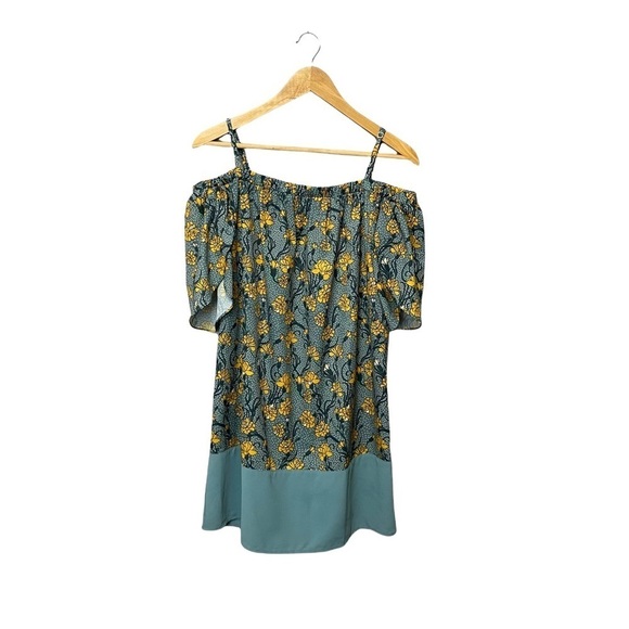 PINK MARTINI | Womens Medium Belize Summer Dress Off Shoulder Spahgetti Straps - Picture 3 of 8